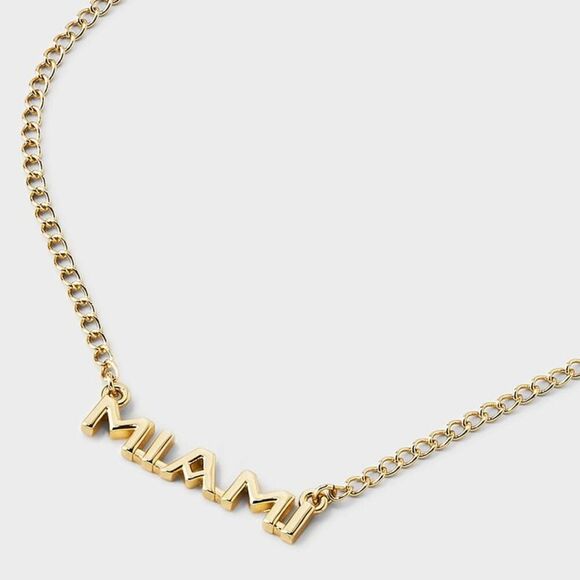 Luv Aj - Bijoux Sport by Luv Aj MLS Gold Plated Brass Namep Gold - Picture 4 of 4